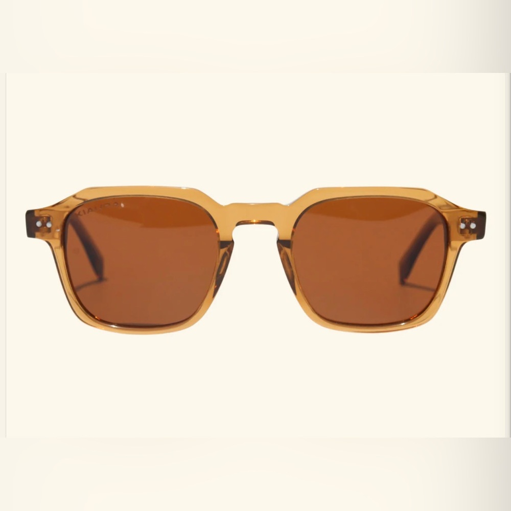 Kiaura Eyewear Lautner Sunglasses in Whiskey Colorway